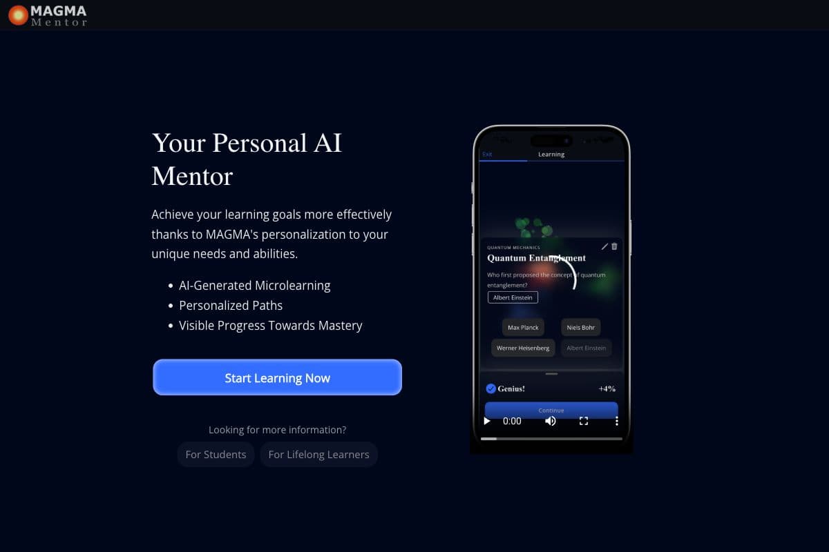 Your Personal AI Mentor