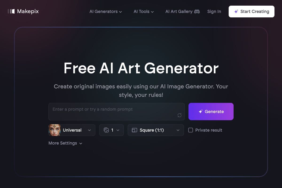 Free AI Art Generator