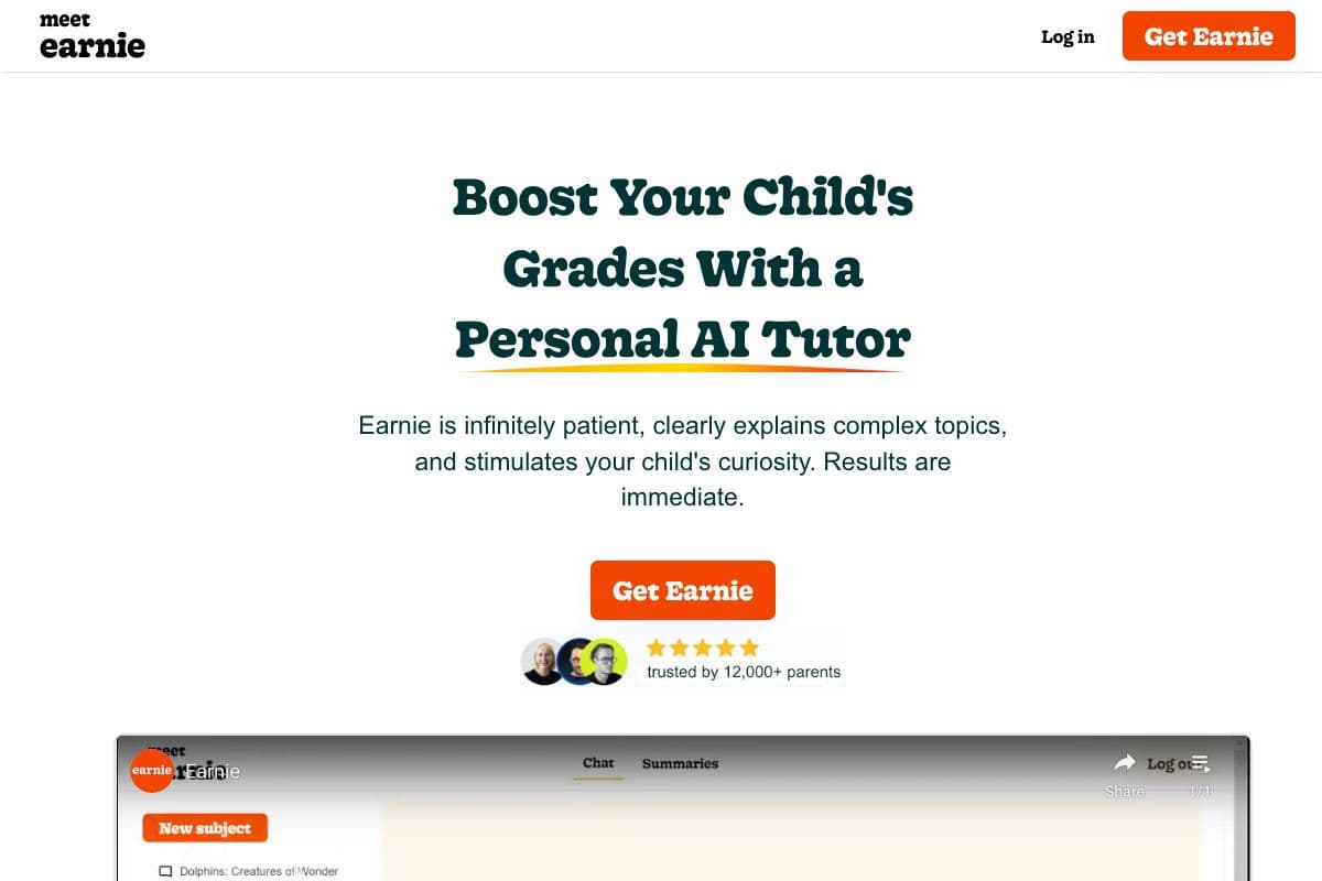 Earnie - AI Tutor for Children