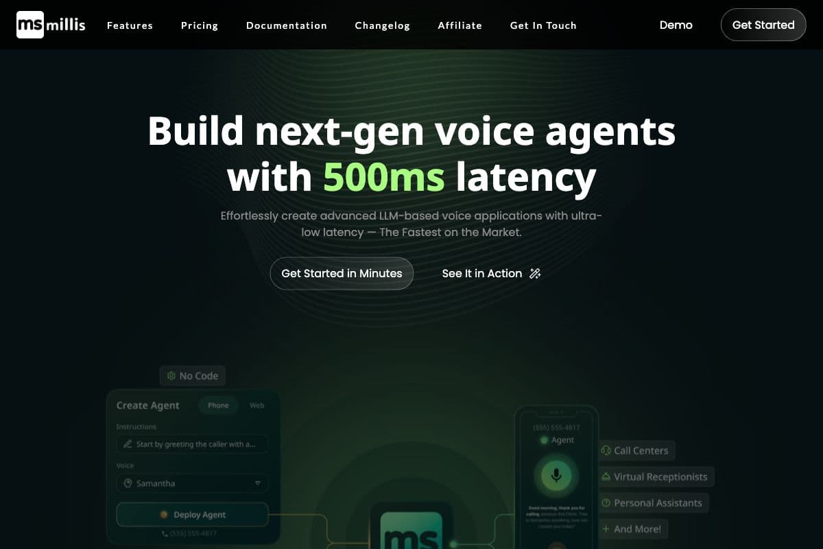 Millis AI - Build Next-Gen Voice Agents