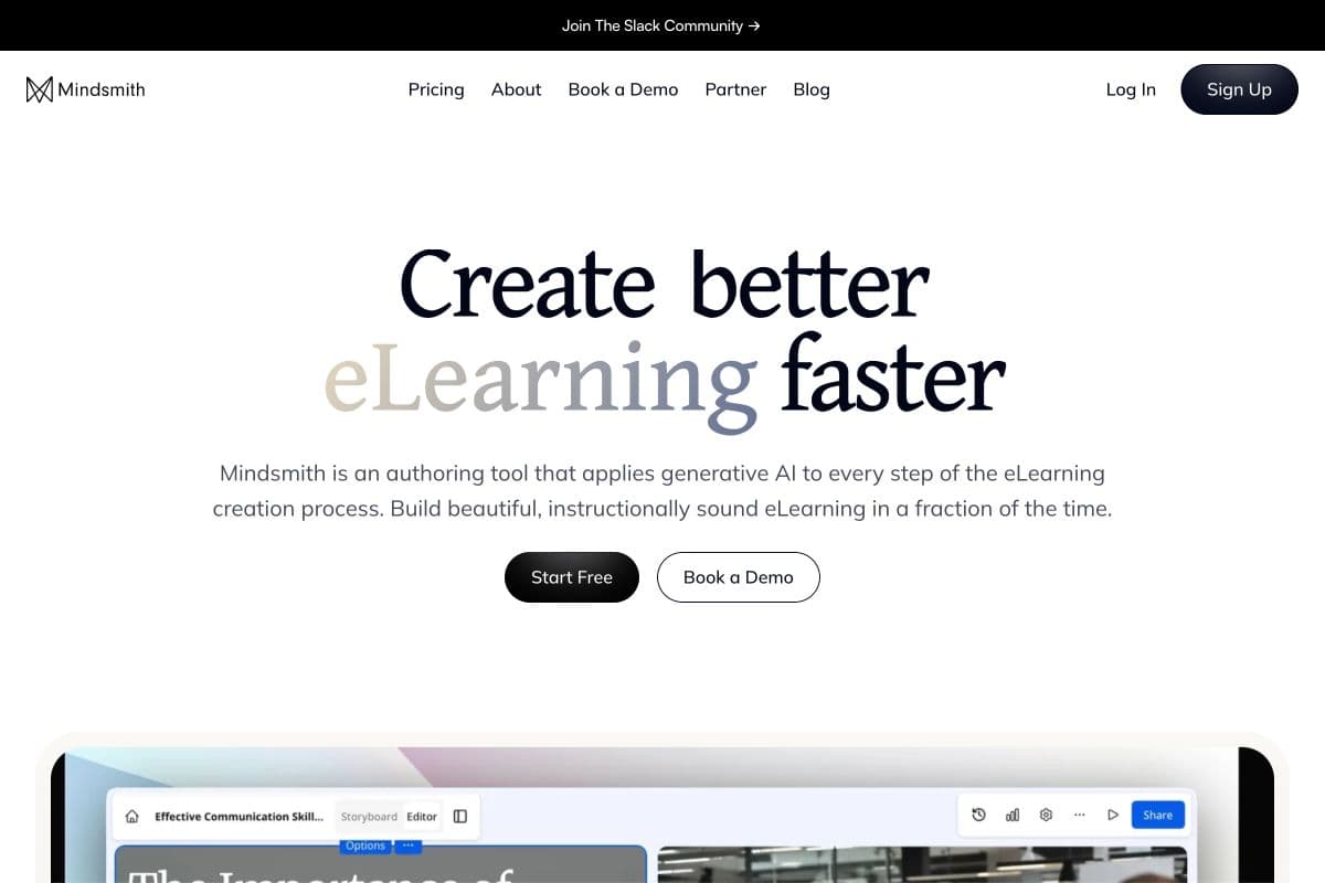 Mindsmith: AI-Powered eLearning Authoring Tool