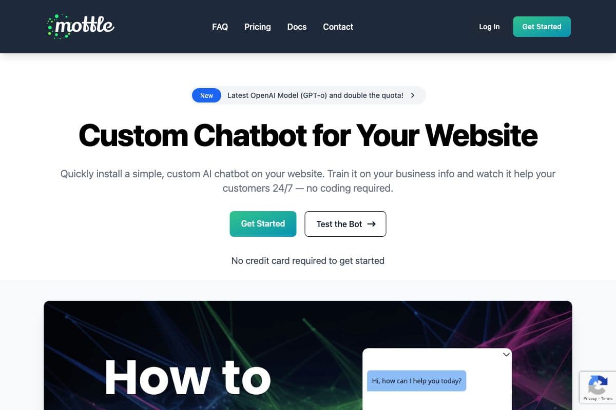 Mottle - Build Your Custom AI Website Chatbot