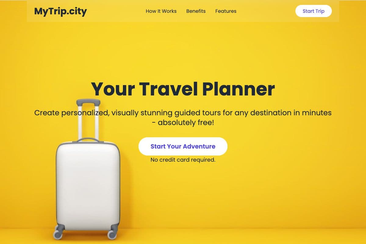 MyTrip.city - Personalized Travel Planner