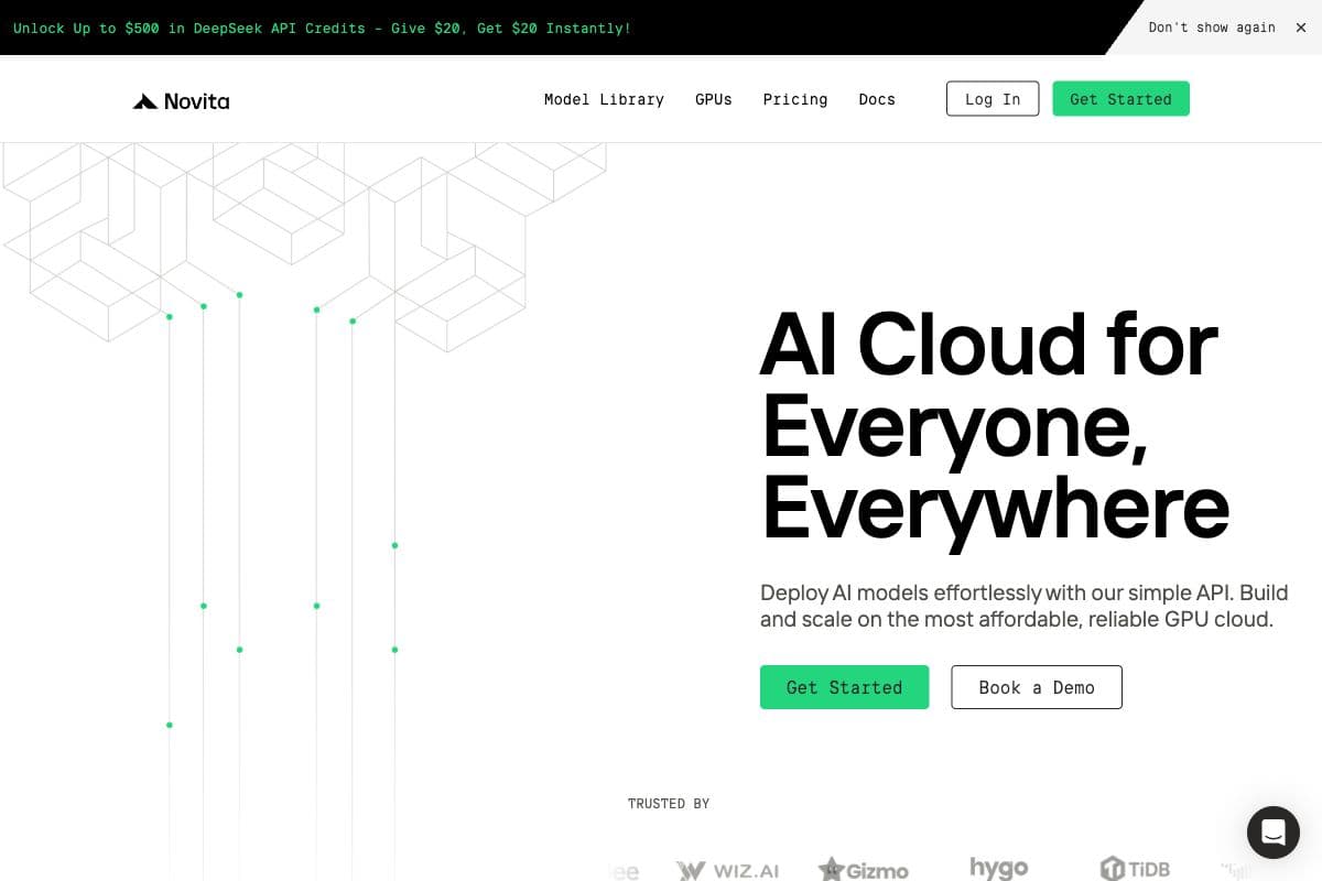 Novita AI - Effortlessly Deploy and Scale AI Models