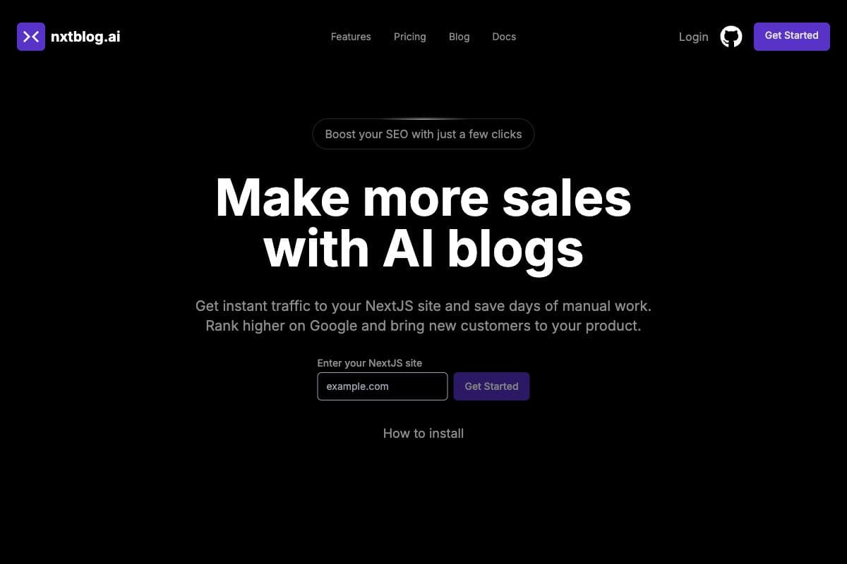 Boost Your SEO with nxtblog.ai