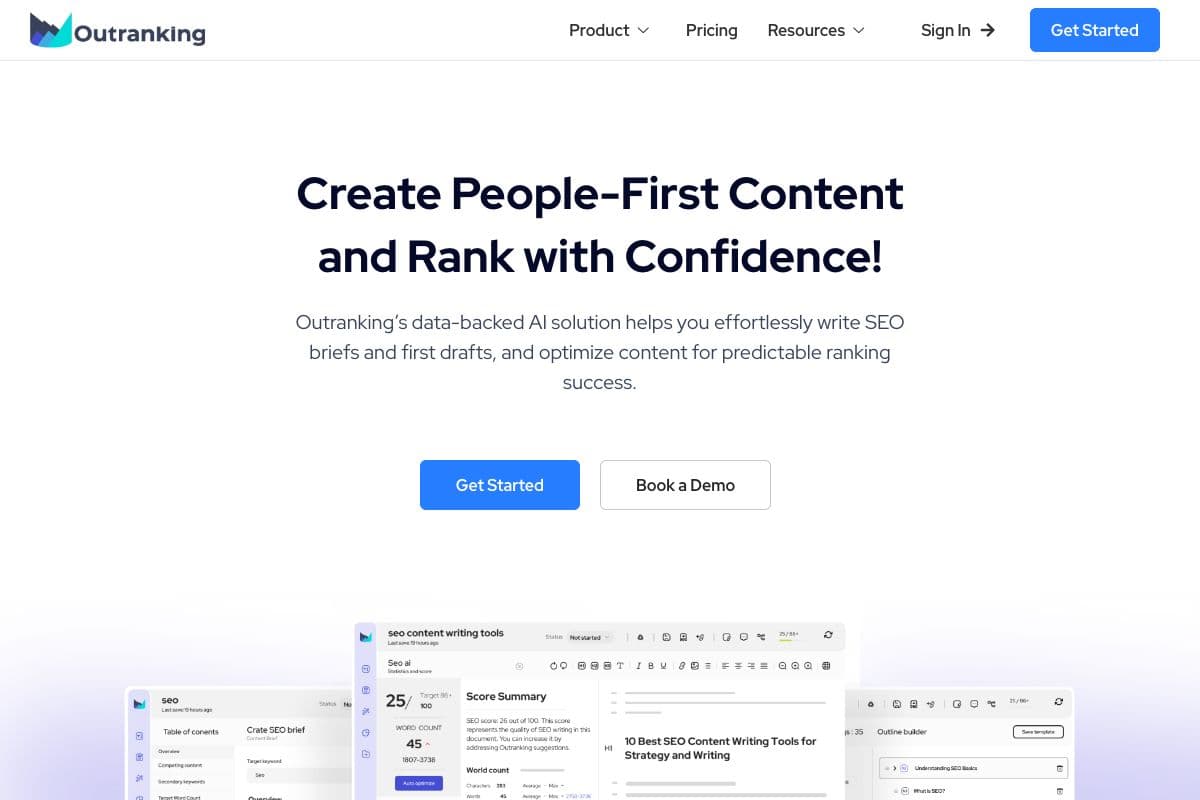 Outranking - AI-Powered SEO Content Optimization