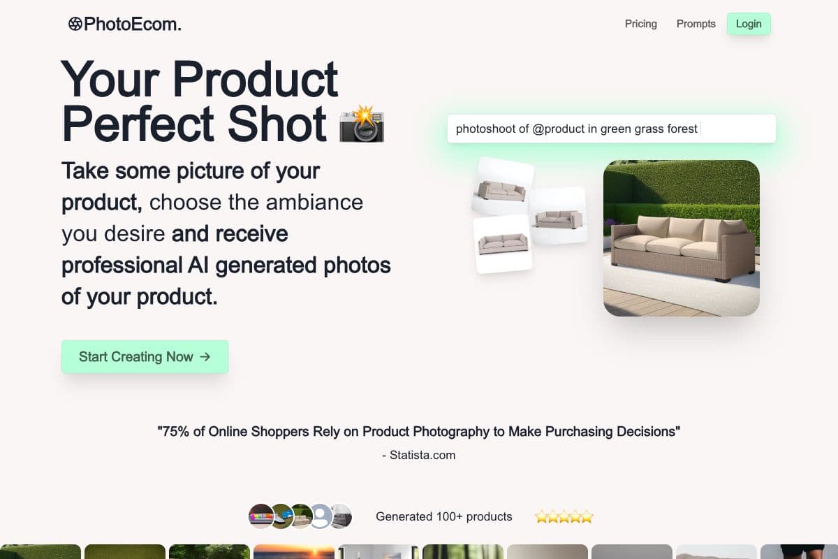 PhotoEcom - AI Product Photo Generator