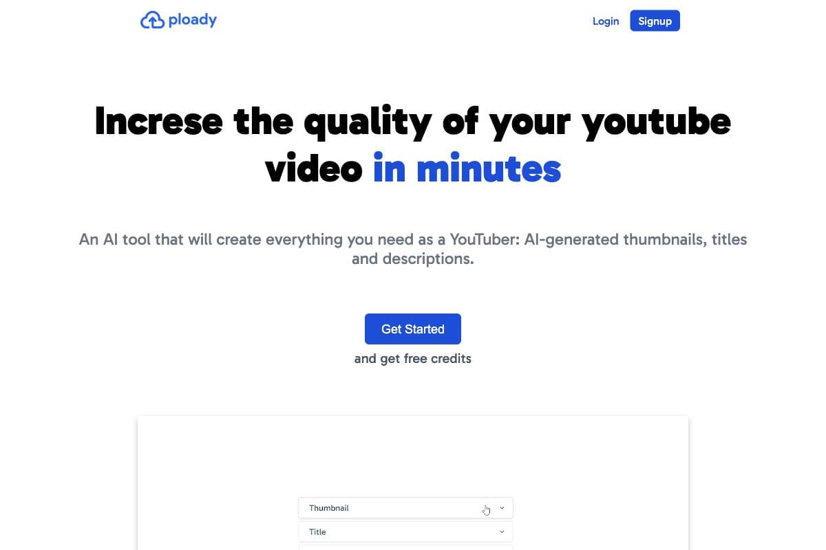 Ploady: AI-Powered YouTube Enhancement Tool