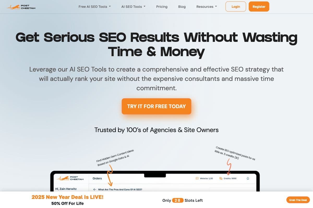 Post Cheetah - AI SEO Tools