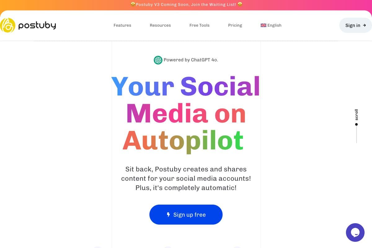 Postuby - Your Personal AI Social Media Agency