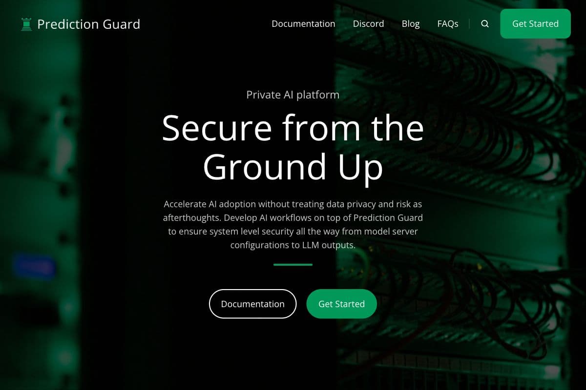 Prediction Guard: Secure AI Platform