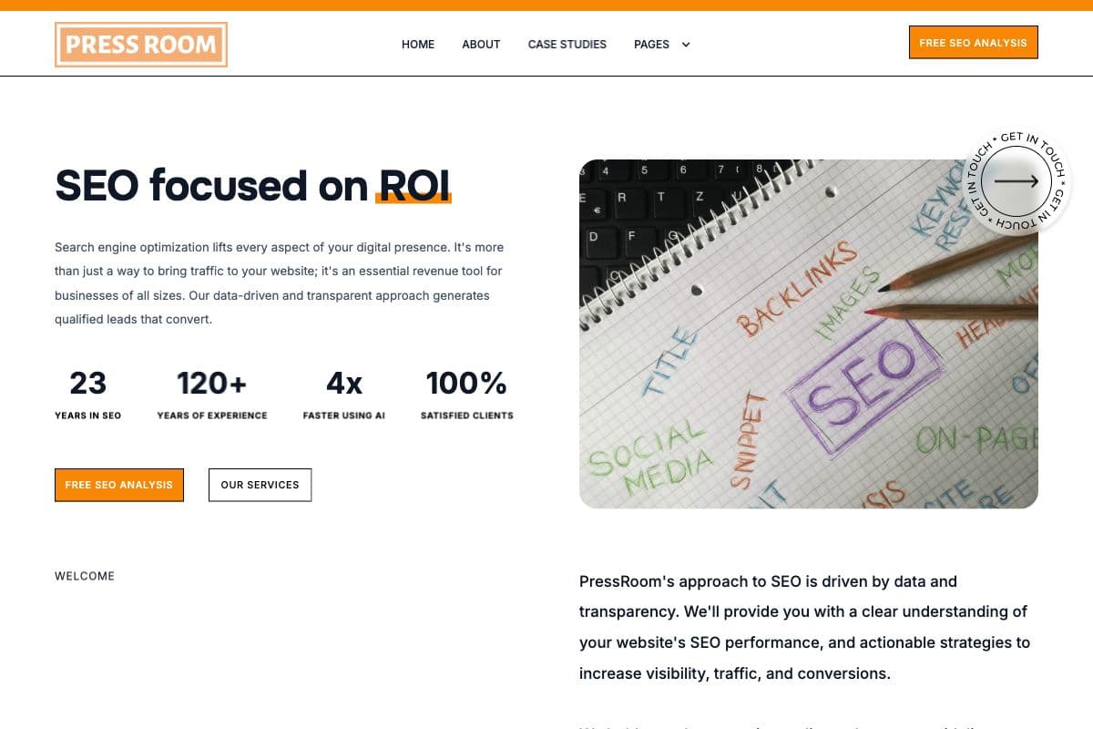 PressRoom: SEO Agency