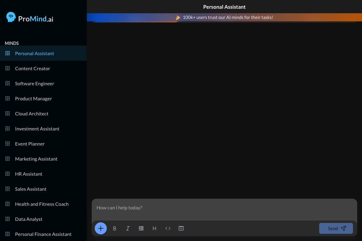 ProMind.ai - AI Minds for Professional and Personal Assistance