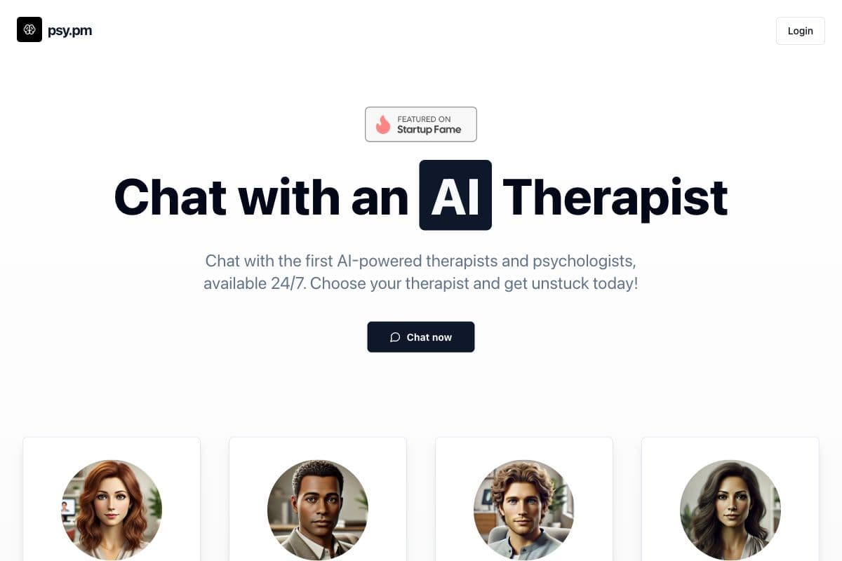 AI Therapy Chatbot - Psy.pm