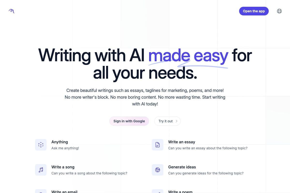 RubyGPT.ai - AI Writing Assistant