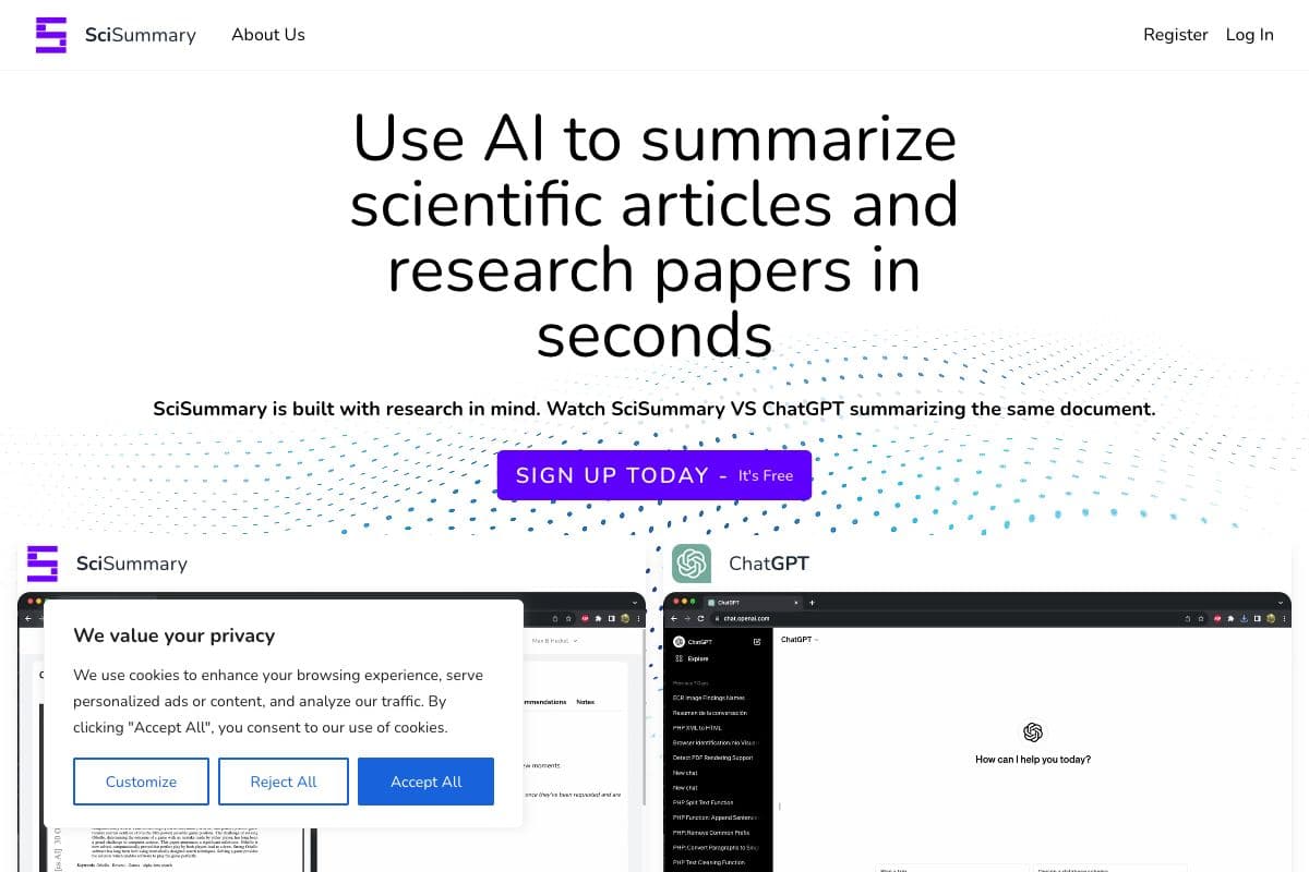 SciSummary: AI-Powered Scientific Article Summarizer