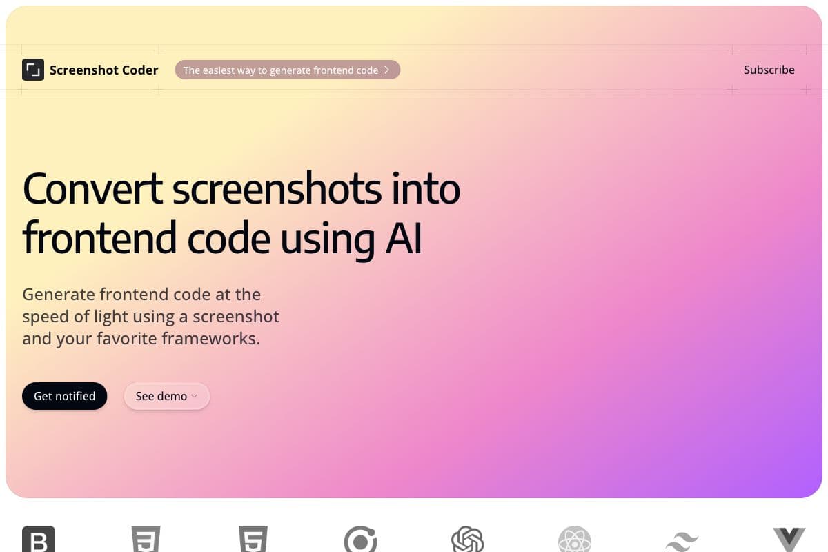 Screenshot Coder