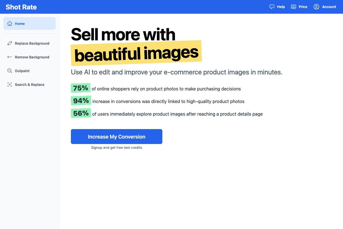 AI-Powered E-commerce Image Editing Tool