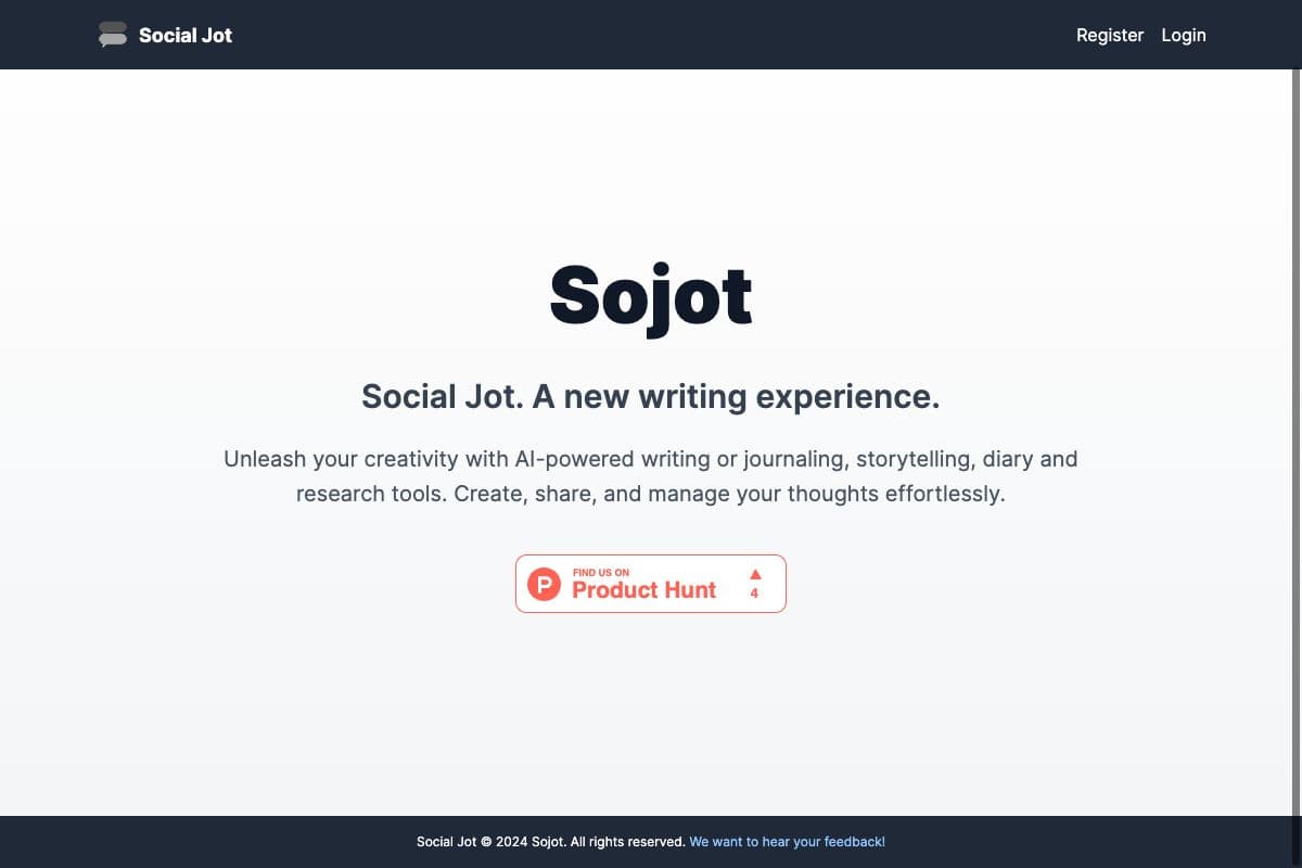 Social Jot: A New Writing Experience