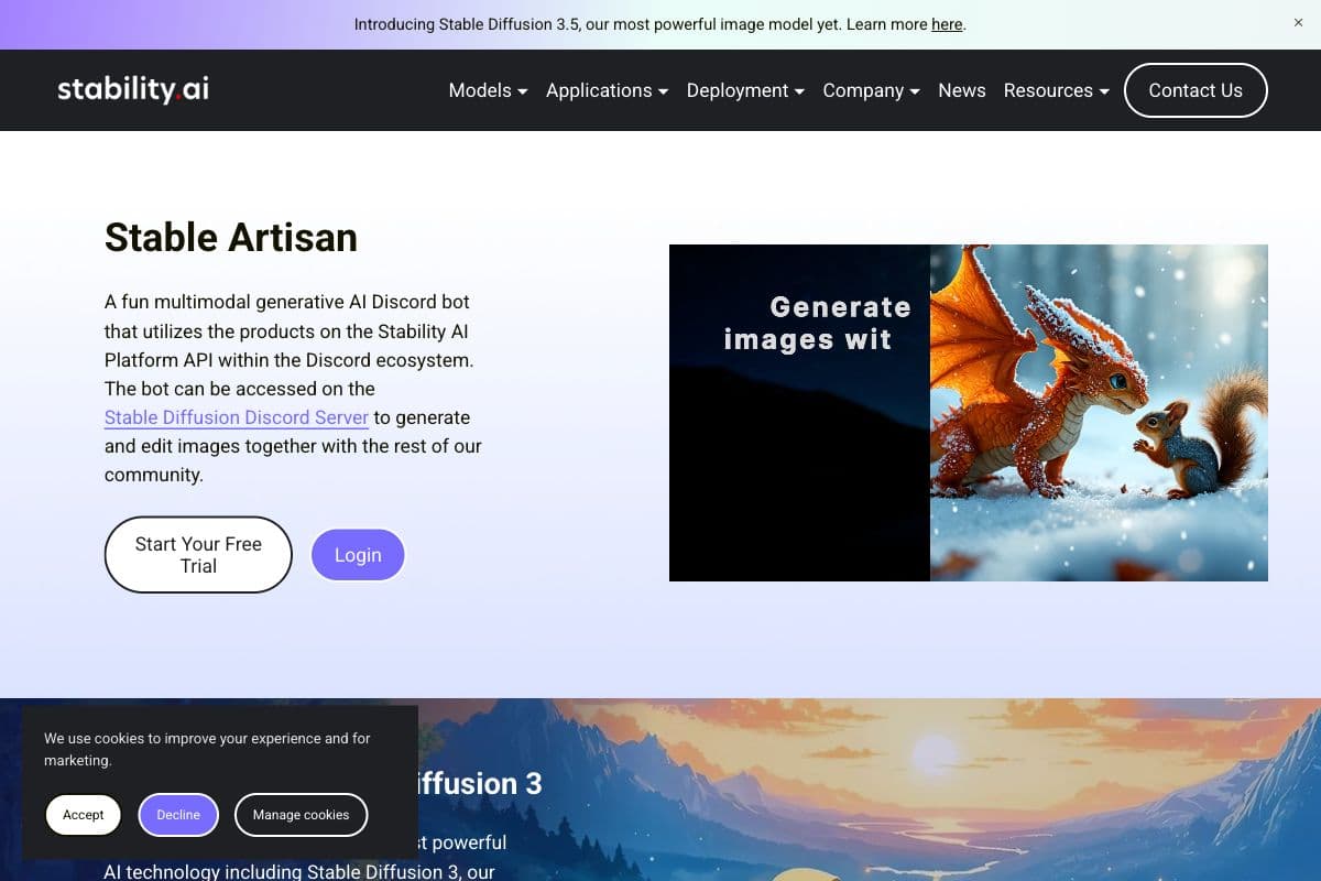 Stable Artisan: Generative AI for Creative Collaboration