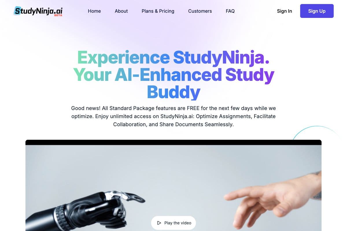 StudyNinja: Your AI-Enhanced Study Buddy