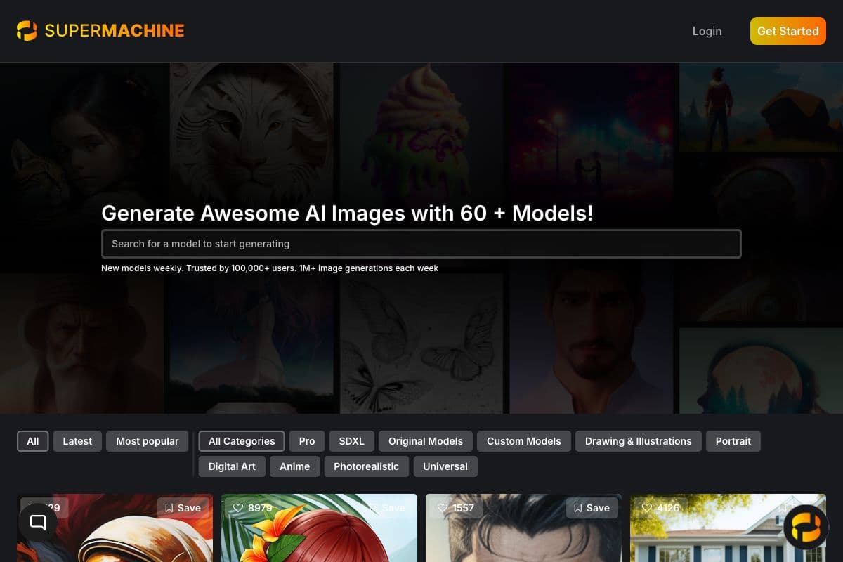 Supermachine - Generate Awesome AI Images