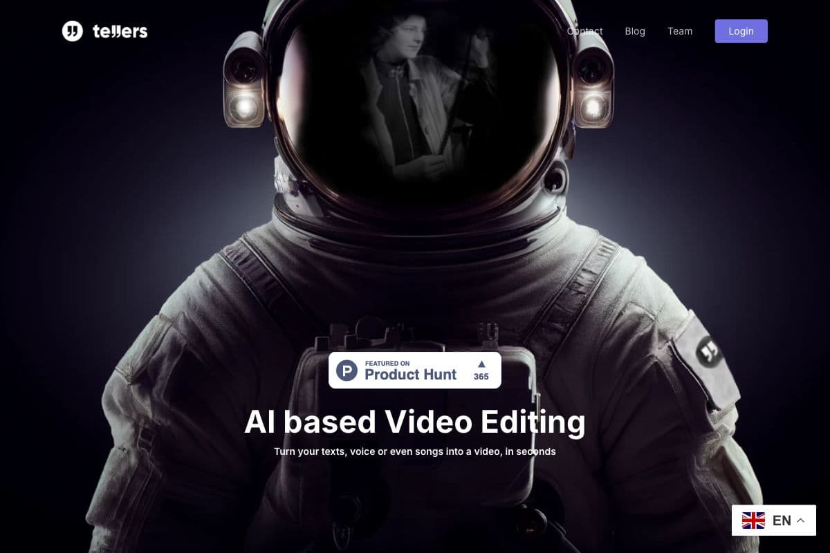 Tellers.AI - AI-Based Video Editing