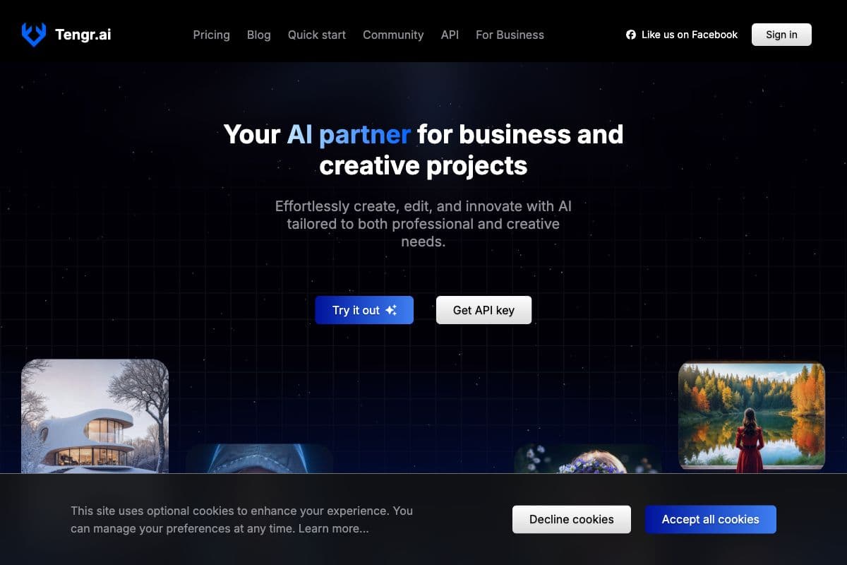 Tengr.ai - Your AI Partner for Business and Creative Projects