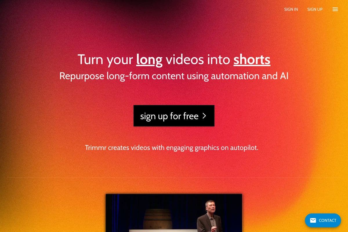 Trimmr: AI-Powered Short-Form Video Creation