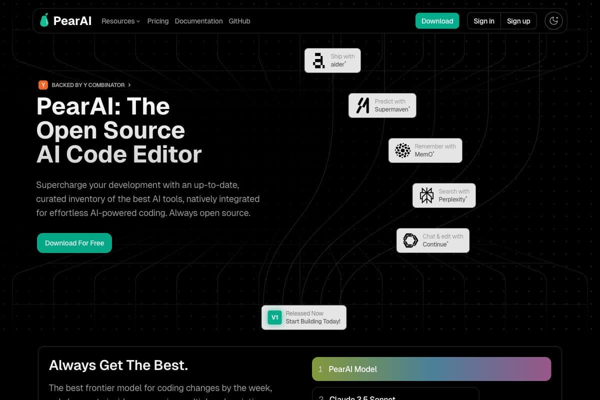 PearAI: The Open Source AI Code Editor