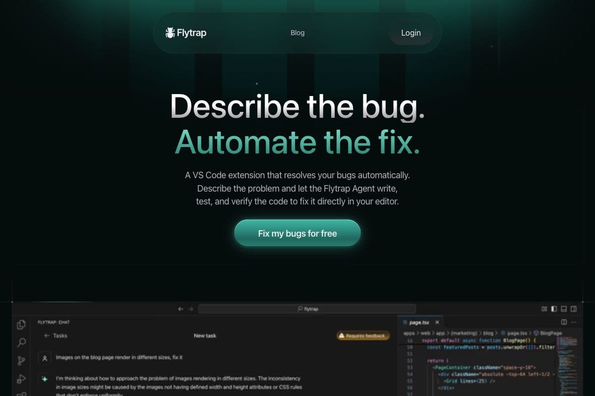 Flytrap - Automate Bug Fixes with AI