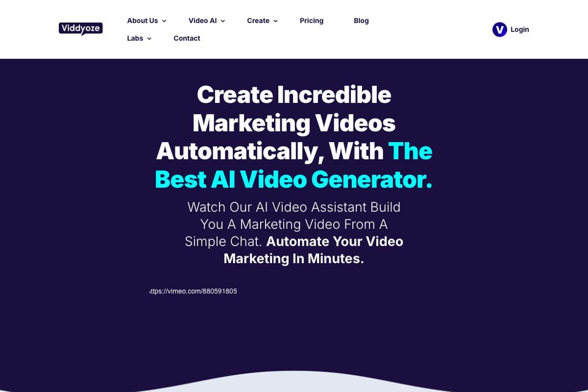 Viddyoze - AI Video Generator