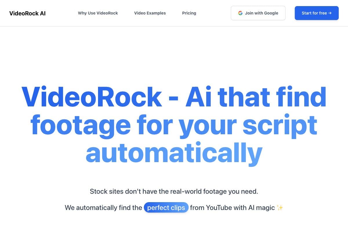 VideoRock AI