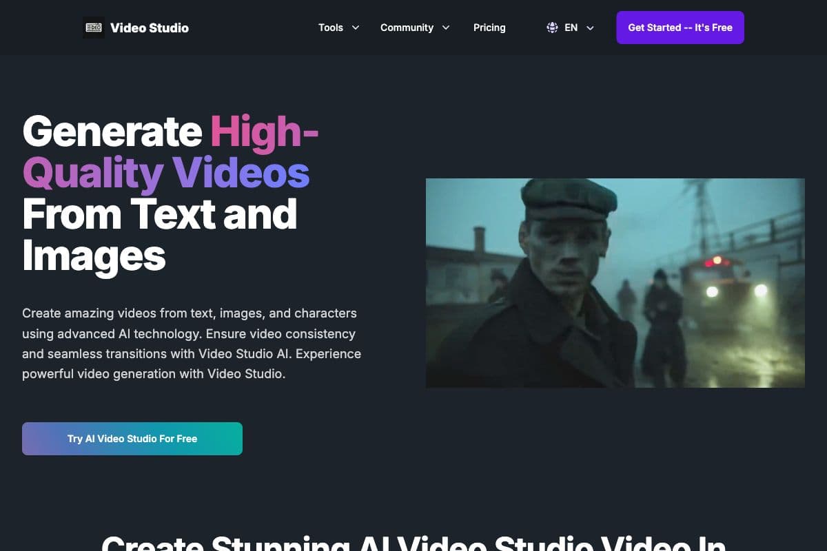 Video Studio: Effortless AI Video Generation from Text and Images