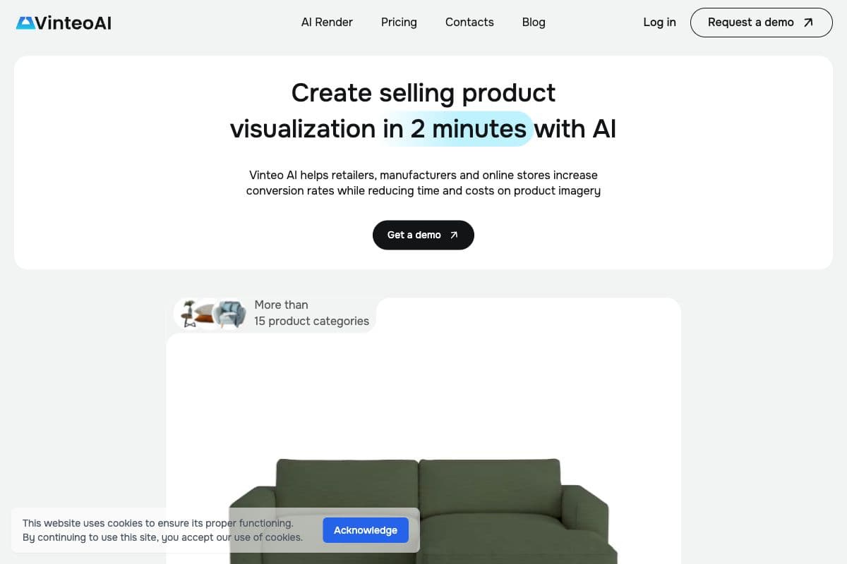 Vinteo AI - Revolutionizing Product Visualization