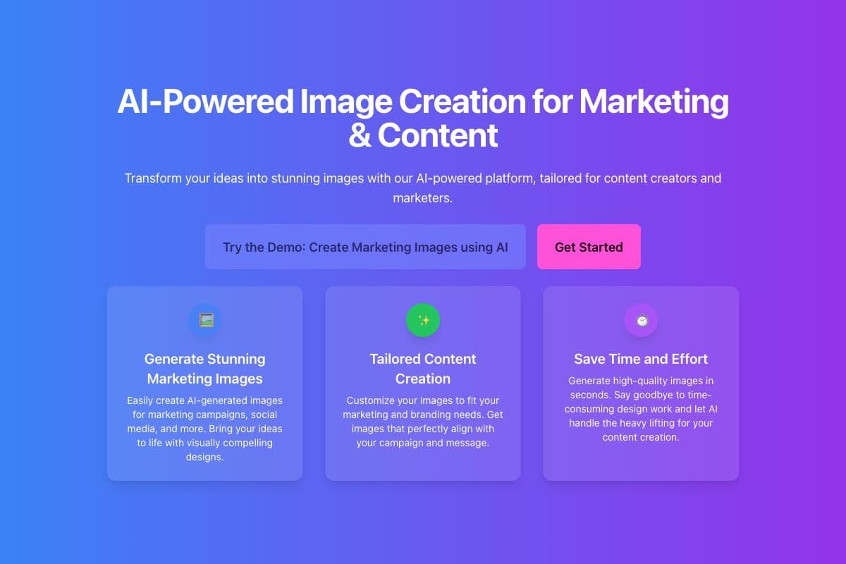 AI-Powered Image Creation for Marketing & Content