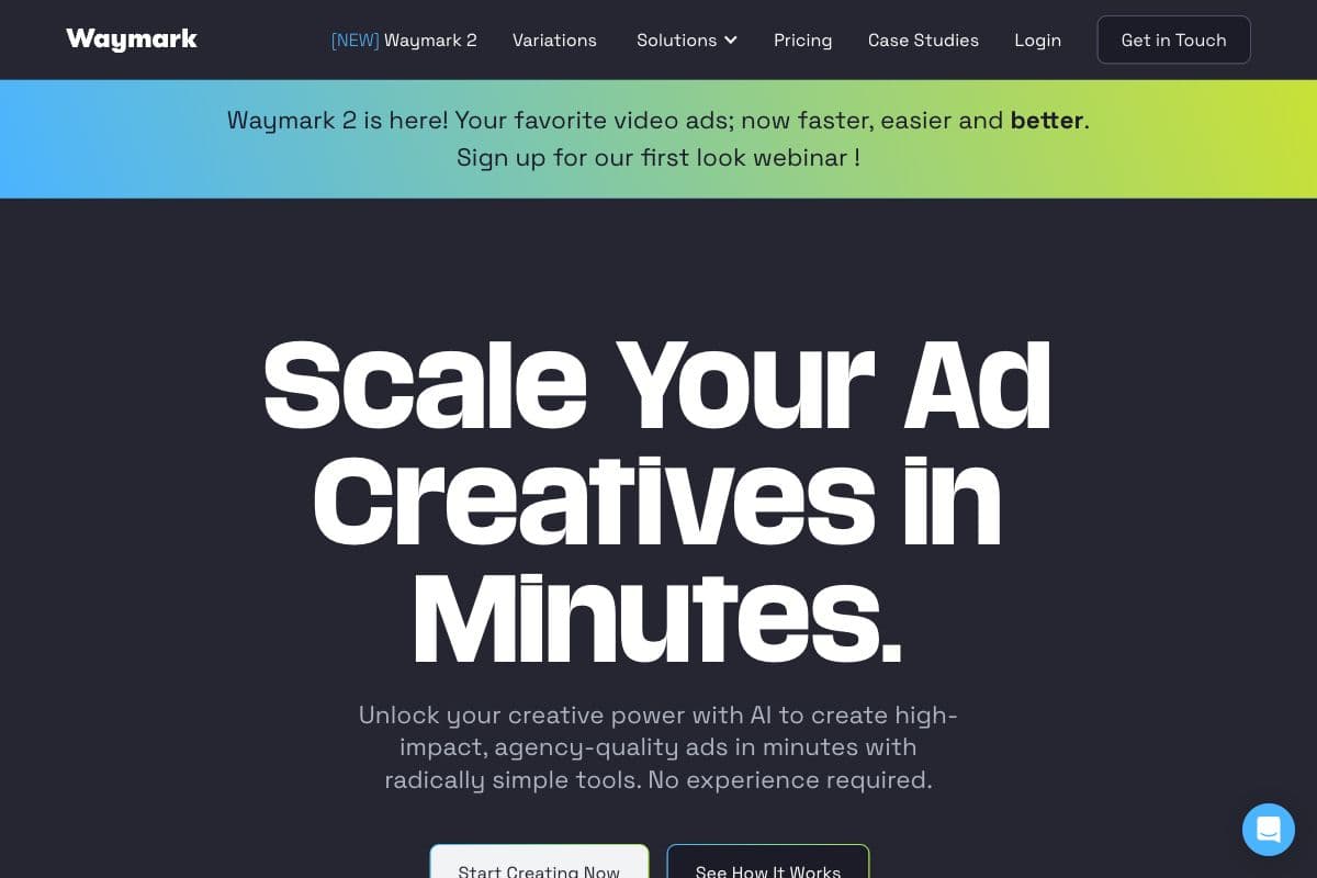 Waymark 2 - AI-Driven Video Ads