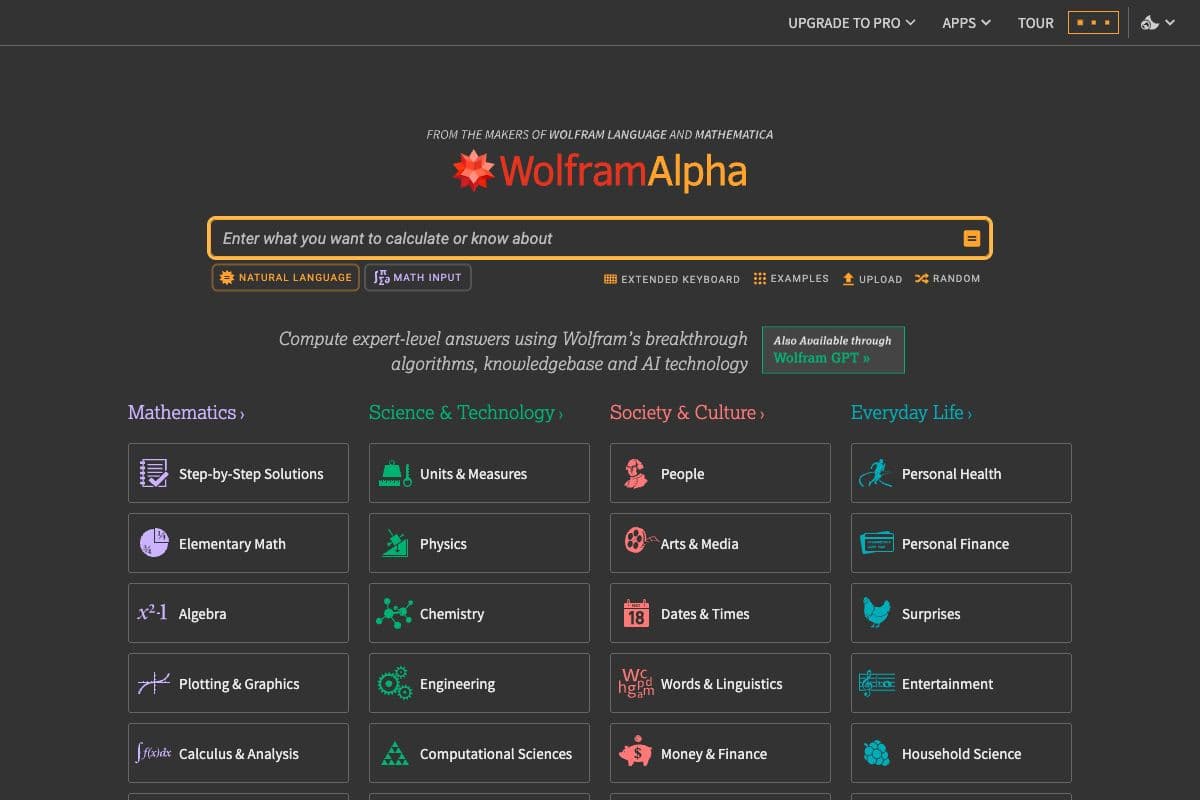 Wolfram|Alpha: Expert Computational Knowledge Engine