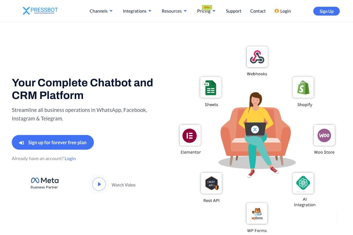 XpressBot - Your Complete Chatbot and CRM Platform