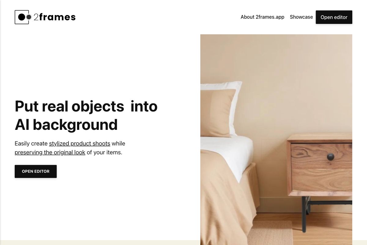 2frames.app - Revolutionizing Product Showcases