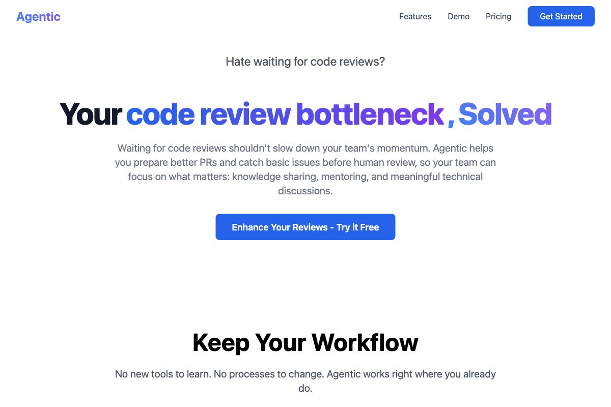 Agentic: AI-Powered Development Workflow Optimizer