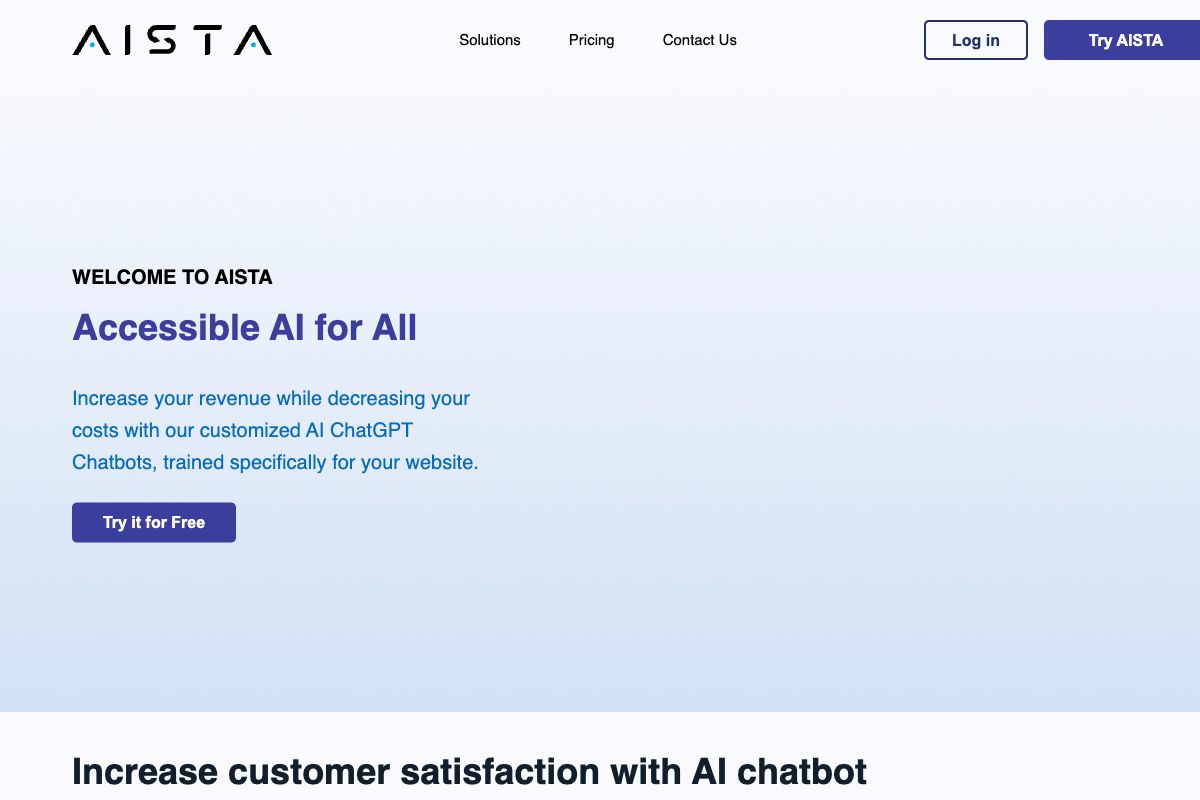 AISTA - Accessible AI for All