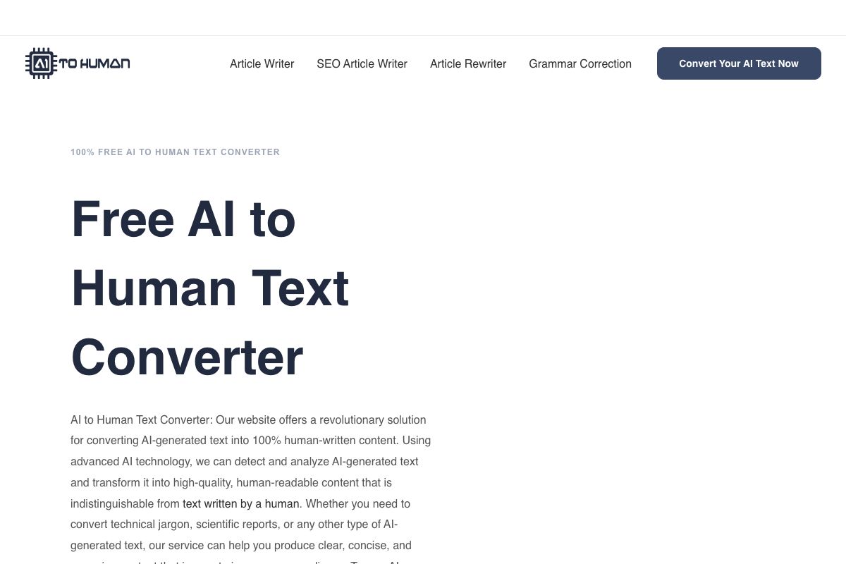 AI to Human Text Converter