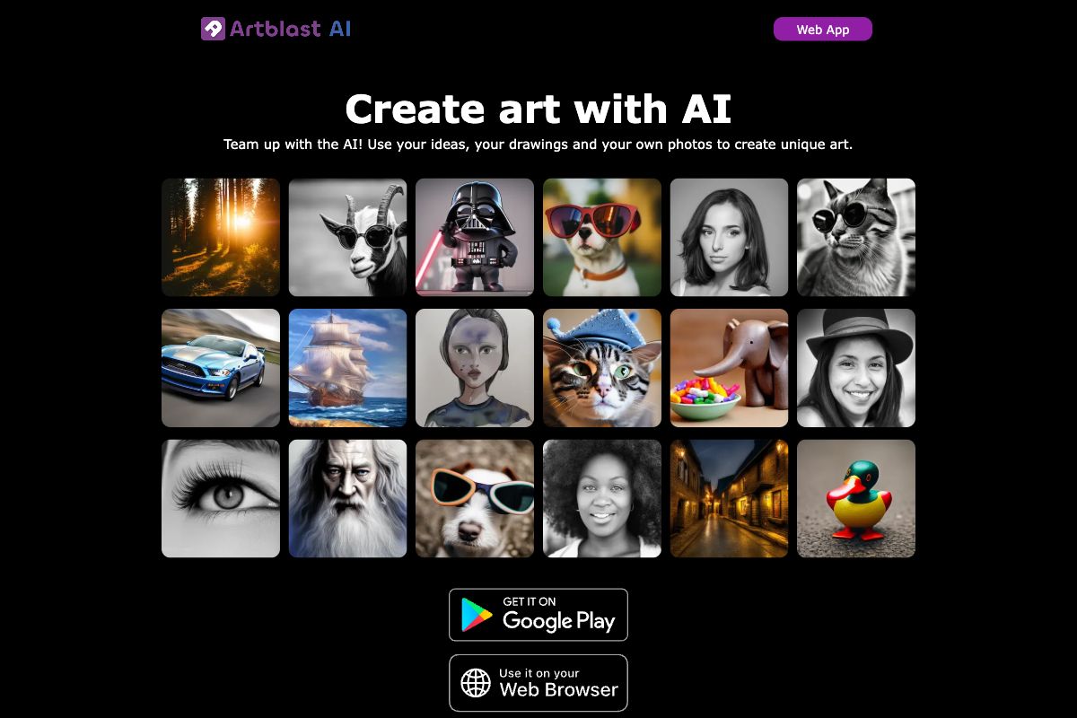 ArtblastAI - AI-Powered Art Creation Platform