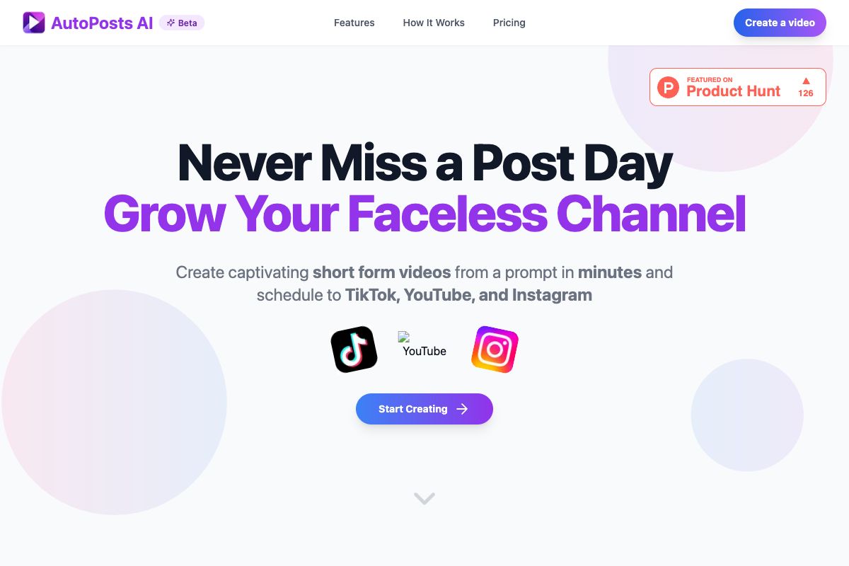 AutoPosts AI - Create Captivating Videos for Social Media