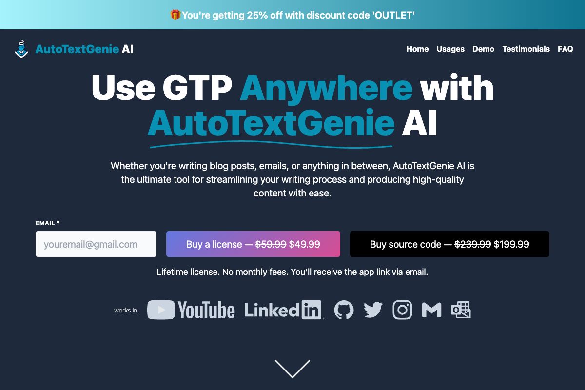 AutoTextGenie AI