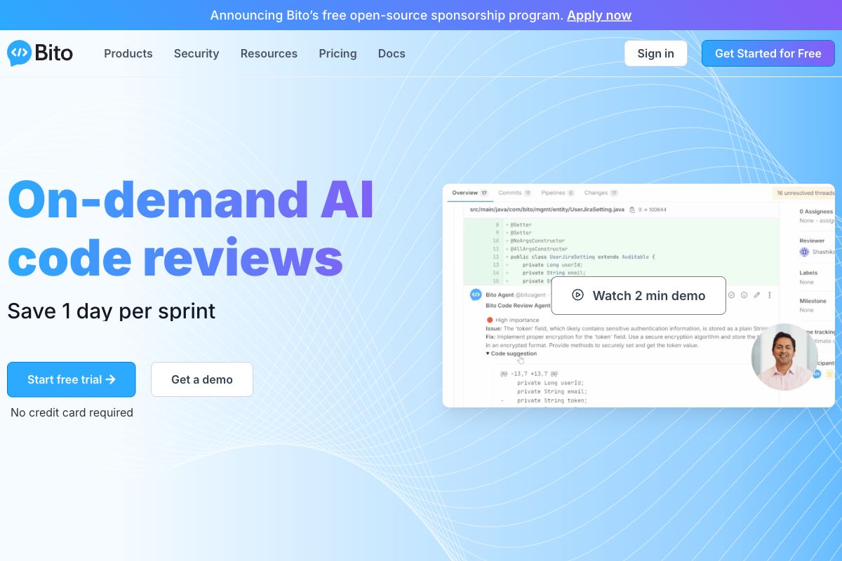 Bito - AI-Powered Code Review