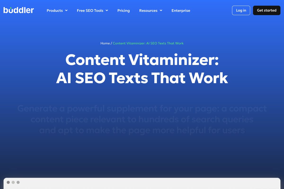 AI Content Vitaminizer: AI SEO Texts That Work