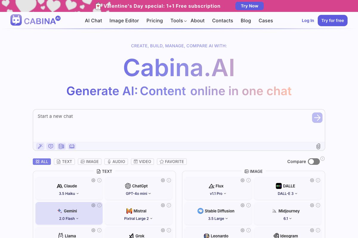 Cabina.AI - All In One AI Content Platform