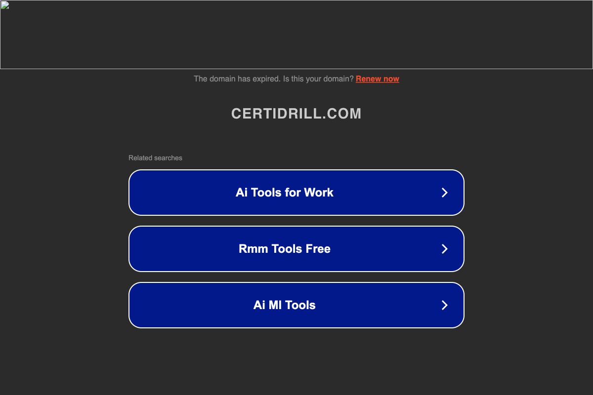 CERTIDRILL.COM